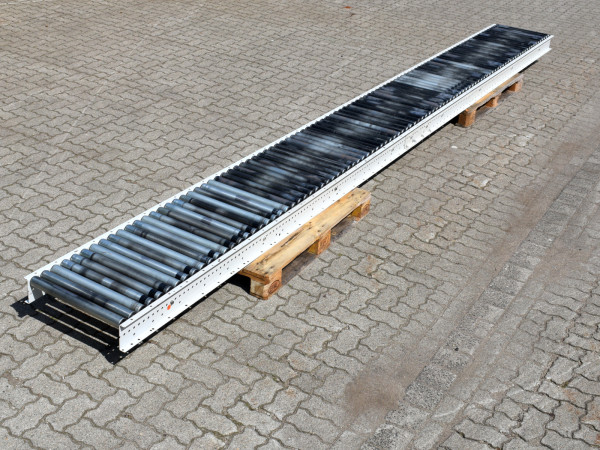 Schwerkraftrollenbahn Laenge 6.000 mm Rollenfoerderer Foerderstrecke Rollenbahn