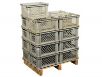 15x Stapelkorb 300 x 400 x 200 mm (BxTxH) Kunststoffbehälter Lebensmittelkorb 15x Stapelkorb 300 x 400 x 200 mm (BxTxH) Kunststoffbehälter Lebensmittelkorb