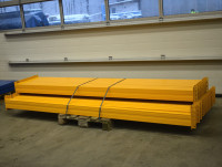 2x Jungheinrich Typ B MPB Traverse LW2.850 mm Regalholm Träger Balken Palettenregal gelb 2x Jungheinrich Typ B MPB Traverse LW2.850 mm Regalholm Träger Balken Palettenregal gelb