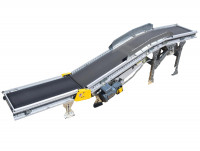 Förderband L3070 B590 - SSI Schäfer - Flachgurtförderer Steigförderband 2-teilig Förderbahn Förderband L3070 B590 - SSI Schäfer - Flachgurtförderer Steigförderband 2-teilig Förderbahn
