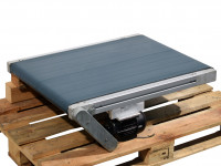 Förderband L850 B600 Frasch Flachgurtförderer PVC-Glattgurt Transportband Förderband L850 B600 Frasch Flachgurtförderer PVC-Glattgurt Transportband