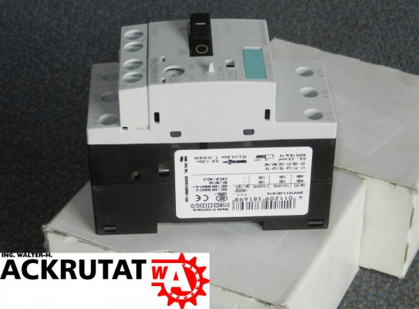 2 St Siemens Sirius 3RV1011-0CA15 Leistungsschalter Schalter Motorschutzschalter