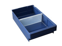 Schoeller Arca Systems 9113 Regalkasten mit 1x Fachteiler Lagerkiste Lagerbehälter Schoeller Arca Systems 9113 Regalkasten mit 1x Fachteiler Lagerkiste Lagerbehälter