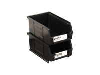 Kunststoffkiste Barton Sichtlagerbehälter Schwarz Stapelbehälter Kunststoffkiste Barton Sichtlagerbehälter Schwarz Stapelbehälter