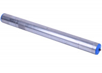 5x Tragrollen für Rollenbahn Ø 50 mm, Länge 530 mm, Stahl gummiert, Sicken, SW 8 5x Tragrollen für Rollenbahn Ø 50 mm, Länge 530 mm, Stahl gummiert, Sicken, SW 8