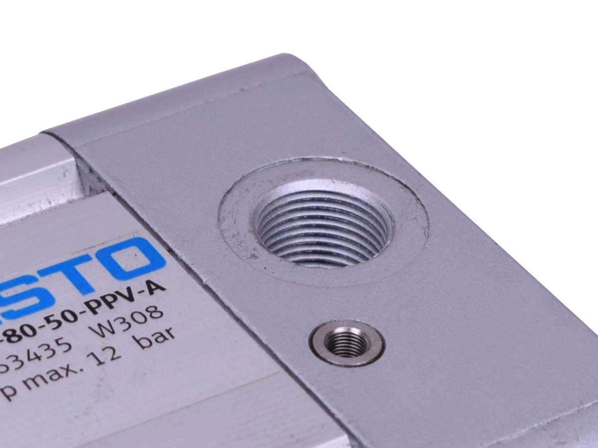 Cilindro Pneumatico DNC-80-50-PPV-A 163435 - Nuovo Per PLC - 1 Pezzo