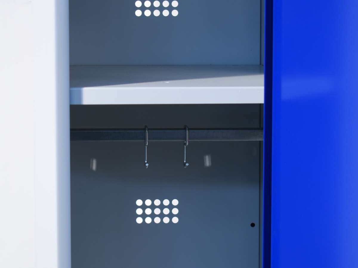 Garderobenschrank Umkleidespind 300x500x1800 mm BxTxH