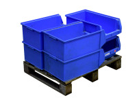 6x SSI Schäfer Sichtlagerkästen LF 532 blau 312x500x200 mm Kunststoffkiste 6x SSI Schäfer Sichtlagerkästen LF 532 blau 312x500x200 mm Kunststoffkiste