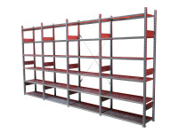 SSI Schaefer Fachregal Kellerregal Lagerregal Fachbodenregal Laenge 4140 mm Stahlregal SSI Schaefer Fachregal Kellerregal Lagerregal Fachbodenregal Laenge 4140 mm Stahlregal