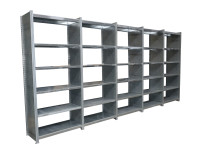 Dexion Nora Fachbodenregal H2.250 T455 L5.060 mm Lagerregal Stahl verzinkt Dexion Nora Fachbodenregal H2.250 T455 L5.060 mm Lagerregal Stahl verzinkt