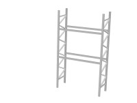 Dexion P 90 Palettenregal Höhe 2.000 mm Grundfeld Lichte Weite 2.700 mm verzinkt Dexion P 90 Palettenregal Höhe 2.000 mm Grundfeld Lichte Weite 2.700 mm verzinkt