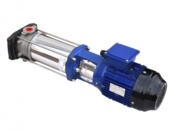 KSB Movitec Hochdruck-Inline-Pumpe blau lackiert mit Gehäuse aus Edelstahl 