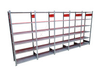 Schulte Fachbodenregal Länge 5.090 mm Lagerregal Kellerregal Fachregal Stahlregal Lagersystem Schulte Fachbodenregal Länge 5.090 mm Lagerregal Kellerregal Fachregal Stahlregal Lagersystem