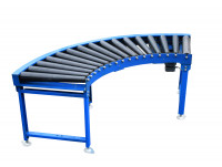 90° Rollenbahnkurve angetrieben Schönau Förderbreite 595 mm Förderkurve 90° Rollenbahnkurve angetrieben Schönau Förderbreite 595 mm Förderkurve