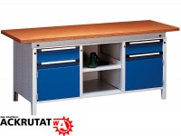 Werkbank Jens blau Arbeitsplatz Packtisch Arbeitsplatte Montagetisch Werktisch Werkbank Jens blau Arbeitsplatz Packtisch Arbeitsplatte Montagetisch Werktisch