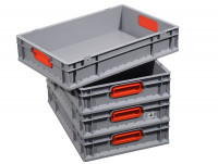 4x Allit Eurobox 600x400x120 mm Profiplus 612 Kunststoffkiste Stapelbehälter 22,6 l 4x Allit Eurobox 600x400x120 mm Profiplus 612 Kunststoffkiste Stapelbehälter 22,6 l