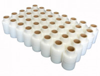 40 Rollen Flexpack Wickelfolie 100mm x 150m 23my transparente Handwickelfolie   40 Rollen Flexpack Wickelfolie 100mm x 150m 23my transparente Handwickelfolie