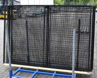 Sicherheitszaun Axelent Länge 17,4m Höhe 2.200 mm Stahlgitter Anlagenschutzzaun Sicherheitszaun Axelent Länge 17,4m Höhe 2.200 mm Stahlgitter Anlagenschutzzaun