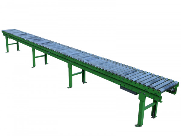 Rollenbahn Länge 6.000 mm angetrieben Budde Fördertechnik Förderbreite 485 mm