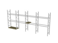 Dexion P90 Lichte Weite 2.700 mm Palettenregal Hochregal 4 Felder Höhe 2.000 mm Dexion P90 Lichte Weite 2.700 mm Palettenregal Hochregal 4 Felder Höhe 2.000 mm