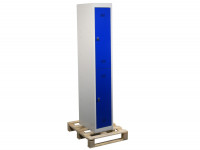 Garderobenschrank 2-Abteile Umkleidespind 300x500x1800 mm (BxTxH) Luftschlitze Garderobenschrank 2-Abteile Umkleidespind 300x500x1800 mm (BxTxH) Luftschlitze