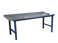 Metalloberfläche Werktisch Arbeitstisch Versandtisch  Metalloberfläche Werktisch Arbeitstisch Versandtisch