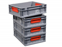 Allit Eurobox 400x300x120 mm Profiplus 412 Kunststoffkiste Stapelbox grau Allit Eurobox 400x300x120 mm Profiplus 412 Kunststoffkiste Stapelbox grau