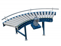 Kurvenrollenbahn 90° Kurve Antriebsmotor konisch Kurvenrollenbahn 90° Kurve Antriebsmotor konisch