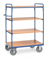 Fetra Etagenwagen 8203 Ladefläche 1.200 x 800 mm bis 600 kg mit 4 Böden aus Holz Fetra Etagenwagen 8203 Ladefläche 1.200 x 800 mm bis 600 kg mit 4 Böden aus Holz