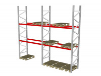 2 Felder Bito Palettenregal Schwerlastregal 2 Felder Bito Palettenregal Schwerlastregal