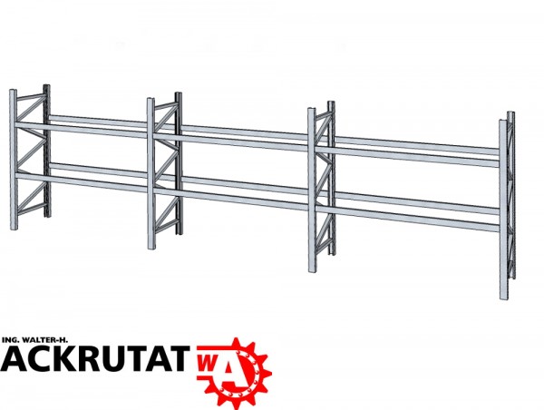 Dexion Palettenregal S4 Höhe 4.960 mm Länge 8.405 mm