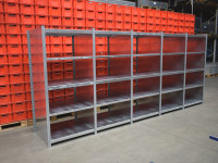 Dexion Nora Fachbodenregal Lagerregal Länge 4675 mm Stahlregal Lagerregal Kellerregal Dexion Nora Fachbodenregal Lagerregal Länge 4675 mm Stahlregal Lagerregal Kellerregal