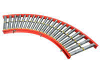 Overbeck Rollenbahnkurve 90° Rollenkurvenförderer Schwerkraftrollenbahn Kurve Overbeck Rollenbahnkurve 90° Rollenkurvenförderer Schwerkraftrollenbahn Kurve